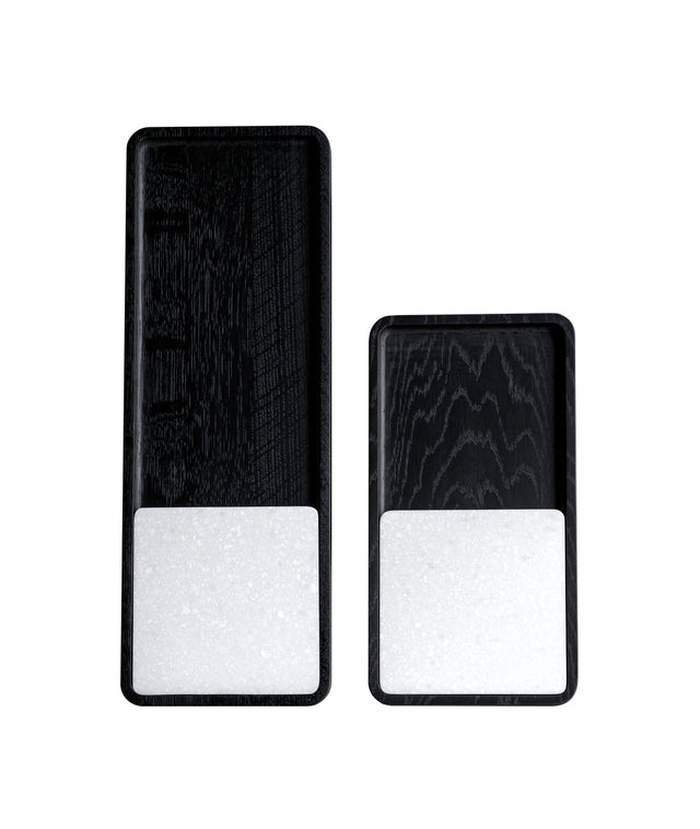 SLIDE SQUARE BLACK coaster
