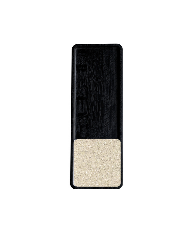 SLIDE SQUARE BLACK coaster