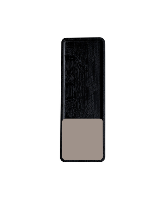 SLIDE SQUARE BLACK coaster