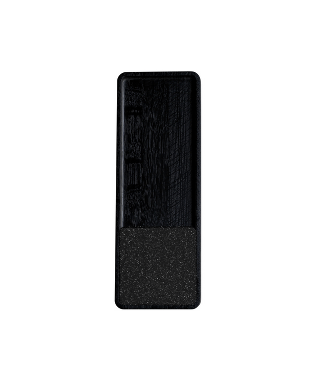 SLIDE SQUARE BLACK coaster