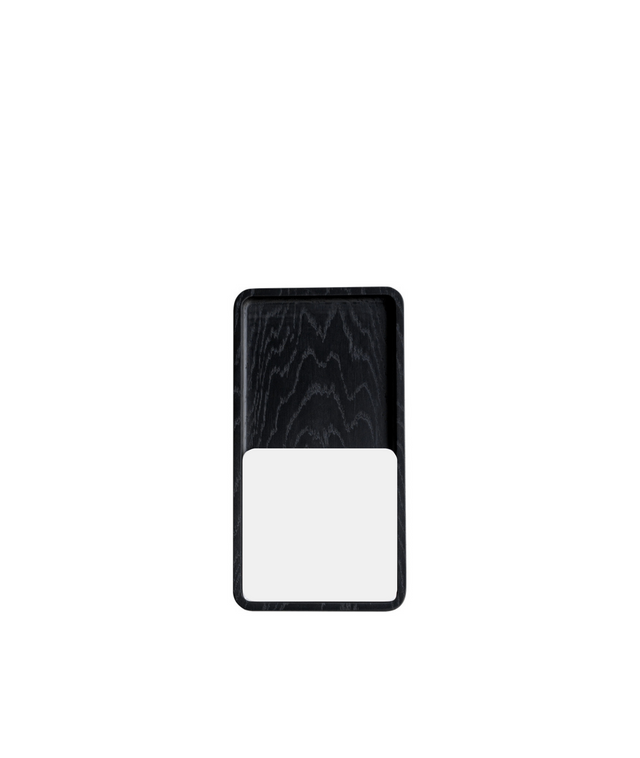 SLIDE SQUARE BLACK coaster
