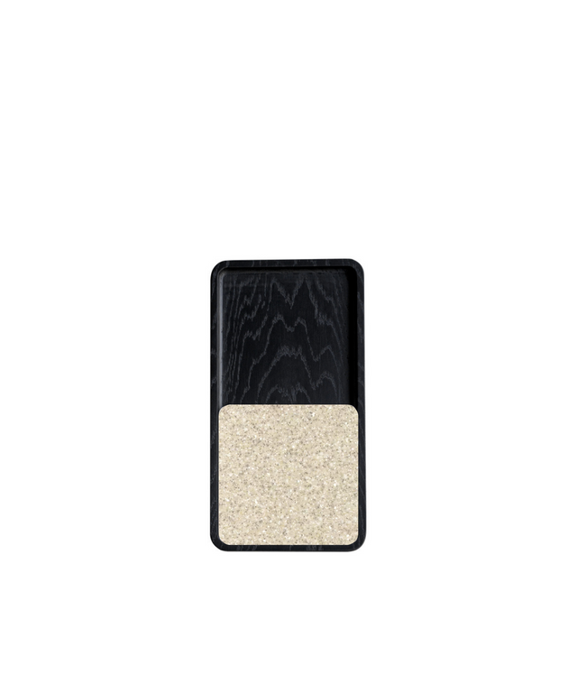 SLIDE SQUARE BLACK coaster