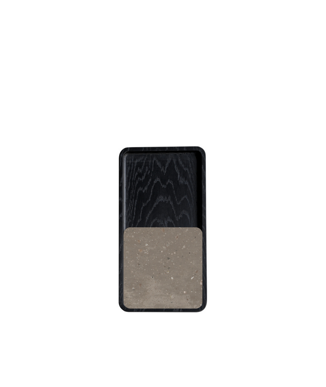 SLIDE SQUARE BLACK coaster