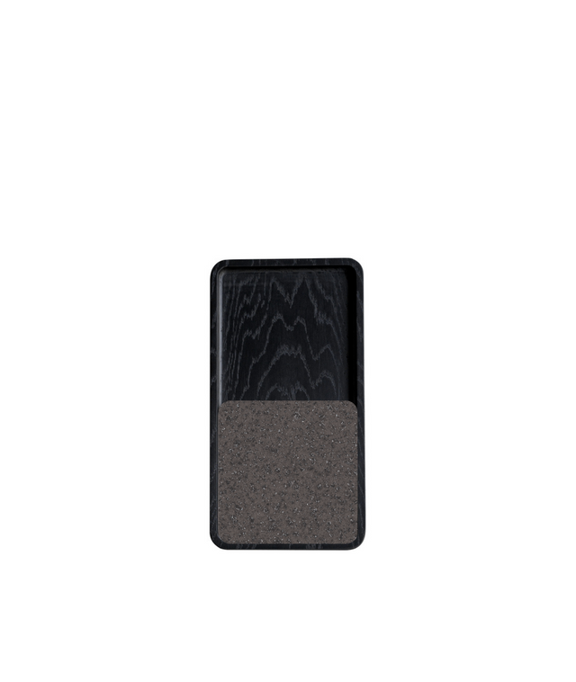 SLIDE SQUARE BLACK coaster