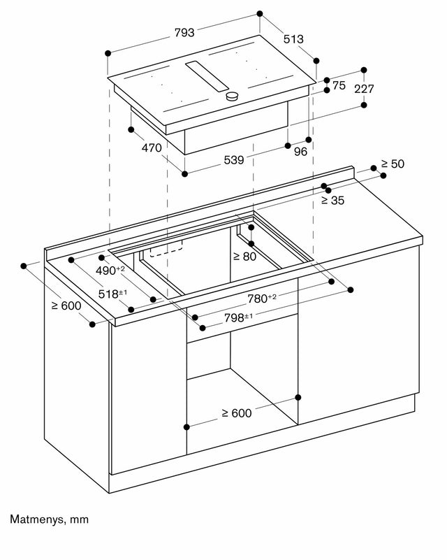 Gaggenau CV282101 Indukcinė kaitlentė | Buitinė technika