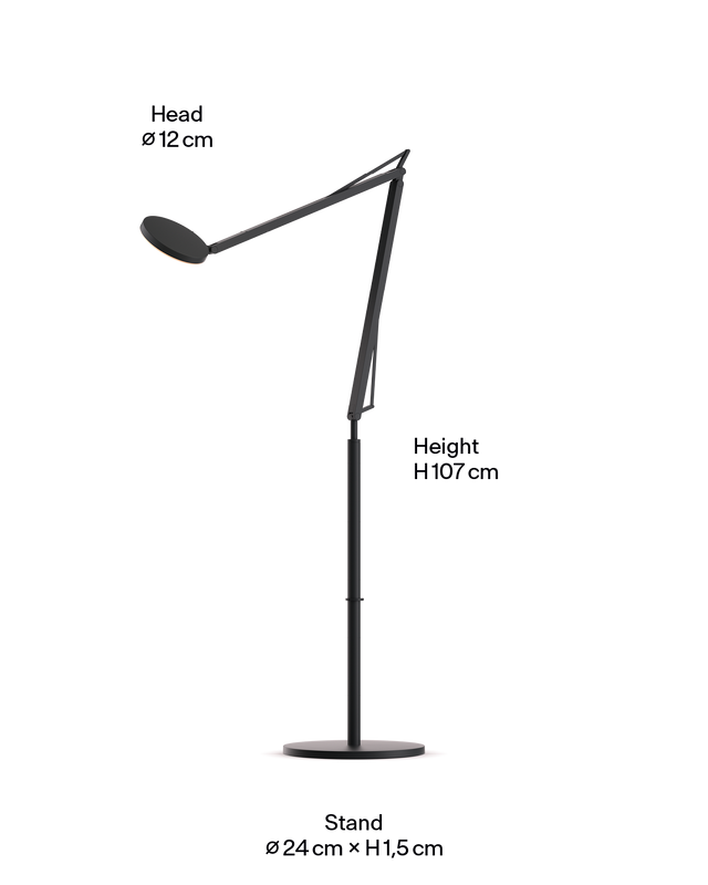 John Floor Lamp | Grau