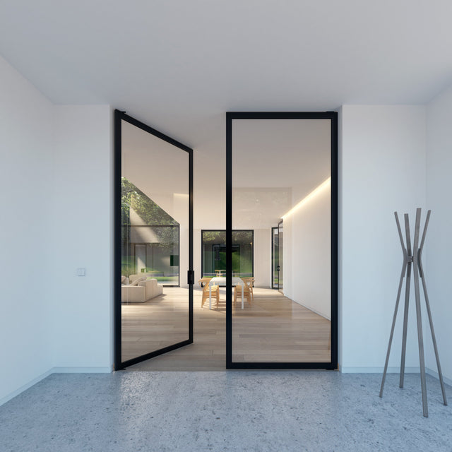 Portapivot door systems