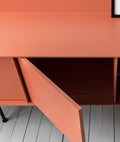 Landing komoda, salmon pink spalva